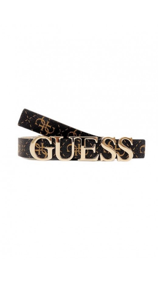 GUESS ZAMIRA NOT ADJ PANT BELT ΖΩΝΗ ΓΥΝΑΙΚΕΙΑ BROWN