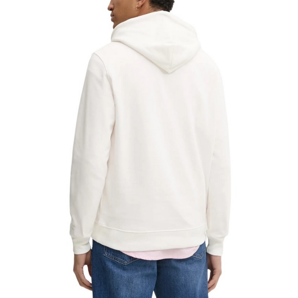 TOMMY JEANS REG DNA FLAG TWIST HOOD EXT ΜΠΛΟΥΖΑ ΦΟΥΤΕΡ ΑΝΔΡΙΚΟ WHITE