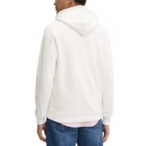 TOMMY JEANS REG DNA FLAG TWIST HOOD EXT ΜΠΛΟΥΖΑ ΦΟΥΤΕΡ ΑΝΔΡΙΚΟ WHITE