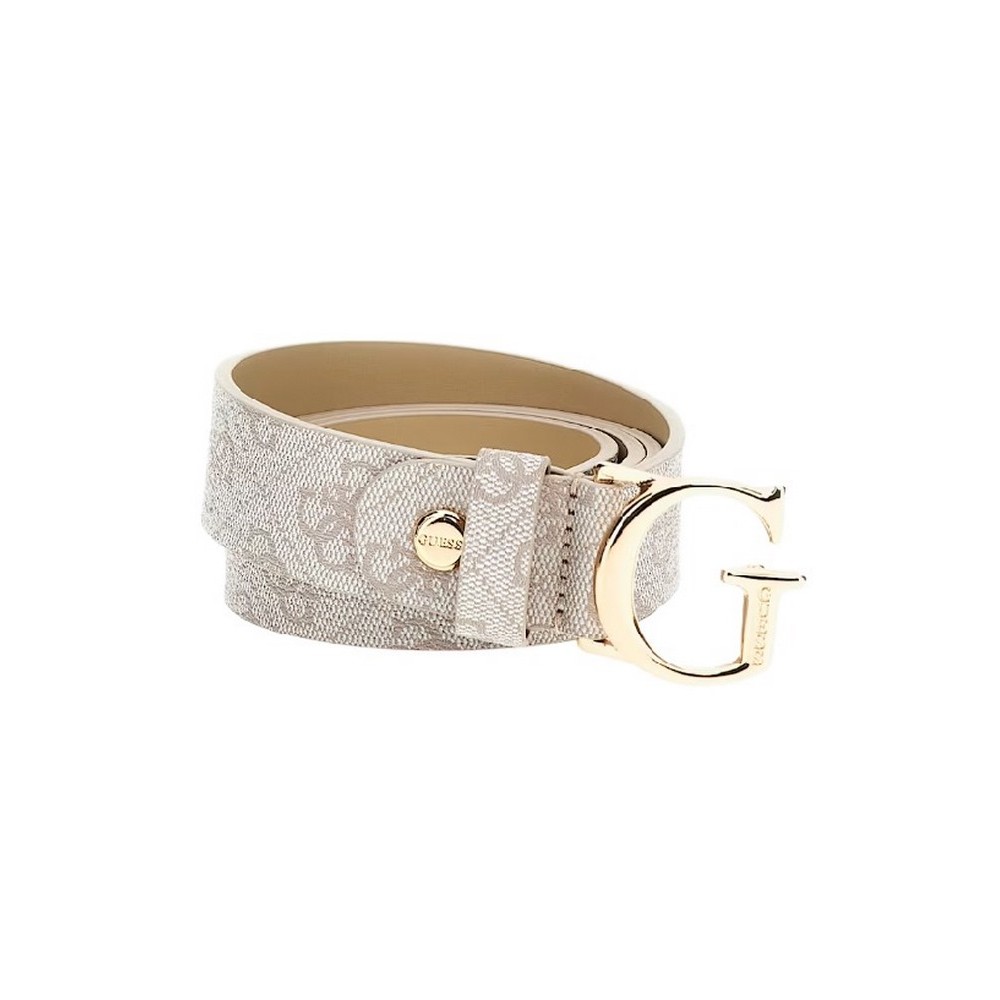 GUESS NOELLE LOGO ADJ PANT BELT ΖΩΝΗ ΓΥΝΑΙΚΕΙΑ STONE