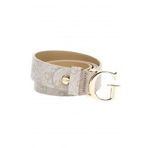 GUESS NOELLE LOGO ADJ PANT BELT ΖΩΝΗ ΓΥΝΑΙΚΕΙΑ STONE