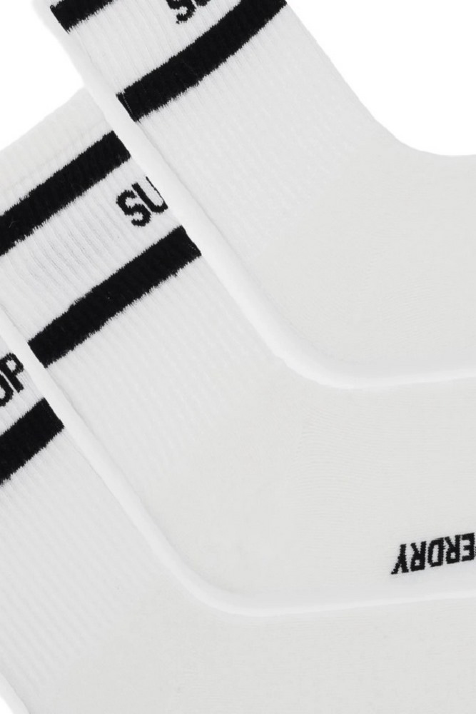 SUPERDRY D1 SDNA COOLMAX CREW SOCK 3PK ΚΑΛΤΣΕΣ ΑΝΔΡΙΚΕΣ WHITE