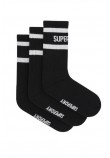 SUPERDRY D1 SDNA COOLMAX CREW SOCK 3PK ΚΑΛΤΣΕΣ ΑΝΔΡΙΚΕΣ BLACK