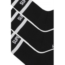 SUPERDRY D1 SDNA COOLMAX CREW SOCK 3PK ΚΑΛΤΣΕΣ ΑΝΔΡΙΚΕΣ BLACK