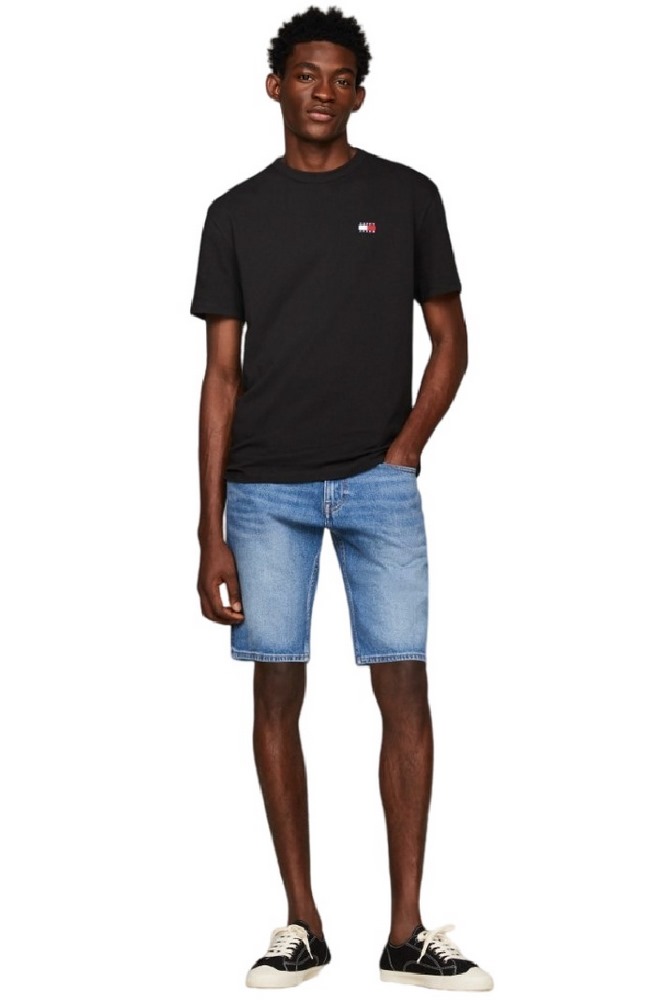 TOMMY HILFIGER TJM REG BADGE TEE T-SHIRT ΜΠΛΟΥΖΑ ΑΝΔΡΙΚΗ BLACK