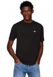 TOMMY HILFIGER TJM REG BADGE TEE T-SHIRT ΜΠΛΟΥΖΑ ΑΝΔΡΙΚΗ BLACK