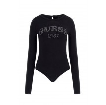 GUESS LS ALEXANDRA LOGO BODY ΚΟΡΜΑΚΙ ΓΥΝΑΙΚΕΙΟ BLACK