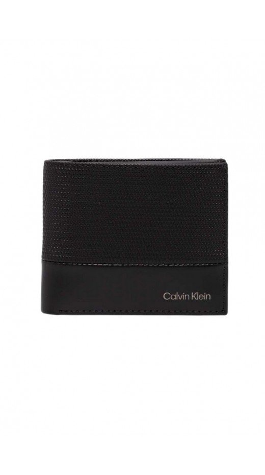 CALVIN KLEIN REMOTE BIFOLD 5CC W/COIN ΠΟΡΤΟΦΟΛΙ ΑΝΔΡΙΚΟ BLACK