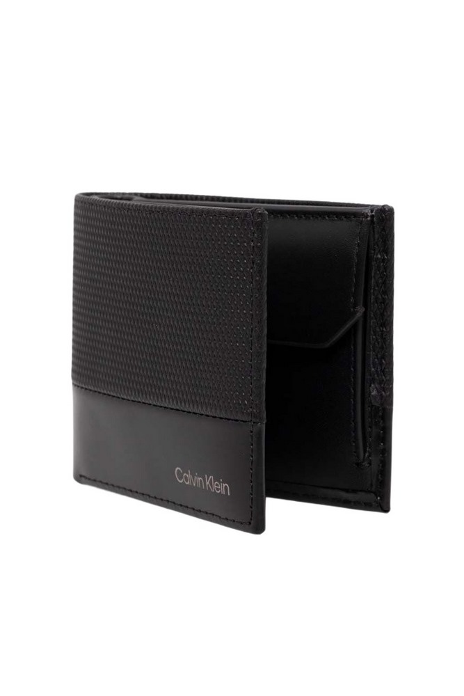 CALVIN KLEIN REMOTE BIFOLD 5CC W/COIN ΠΟΡΤΟΦΟΛΙ ΑΝΔΡΙΚΟ BLACK