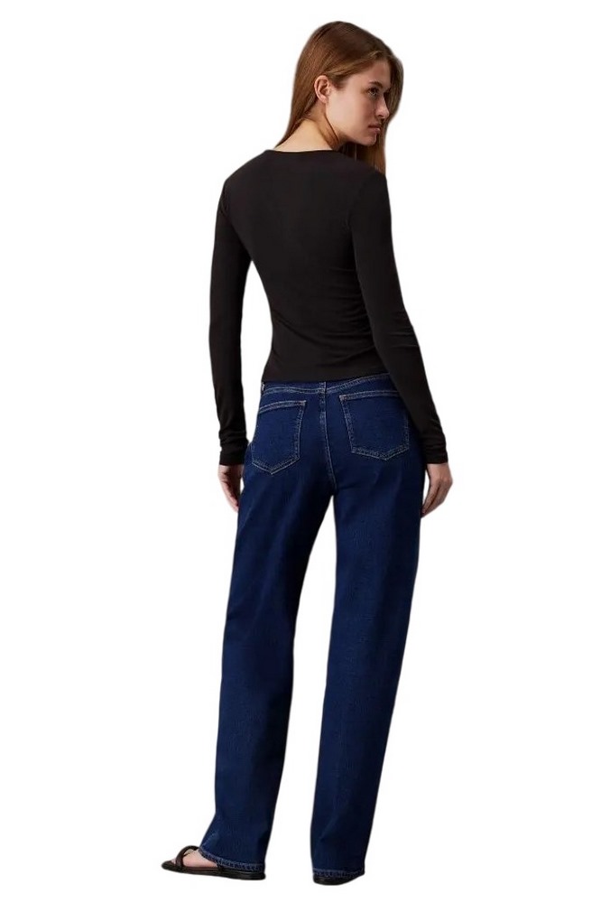 CALVIN KLEIN JEANS HIGH RISE LOOSE ΠΑΝΤΕΛΟΝΙ ΓΥΝΑΙΚΕΙΟ BLUΕ DENIM