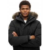 SUPERDRY D3 OVIN EVEREST FAUX FUR PARKA JACKET ΜΠΟΥΦΑΝ ΑΝΔΡΙΚΟ BLACK