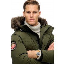 SUPERDRY D3 OVIN EVEREST FAUX FUR PARKA JACKET ΜΠΟΥΦΑΝ ΑΝΔΡΙΚΟ KHAKI