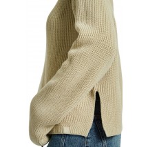 CALVIN KLEIN JEANS LOOSE HIGH NECK SWEATER ΜΠΛΟΥΖΑ ΓΥΝΑΙΚΕΙΑ BEIGE