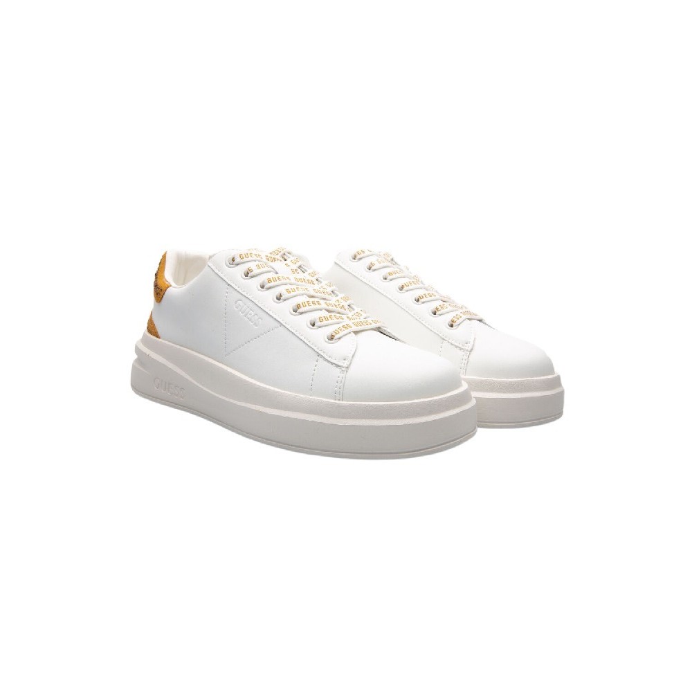 GUESS ELBINA FLTELBLEA12 ΠΑΠΟΥΤΣΙ ΓΥΝΑΙΚΕΙΟ WHITE