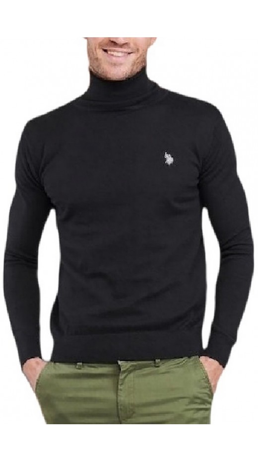 U.S POLO ASSN JONN ΜΠΛΟΥΖΑ ΑΝΔΡΙΚΗ BLACK