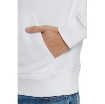 CALVIN KLEIN JEANS MINIMAL LOGO HOODIE ΦΟΥΤΕΡ ΜΠΛΟΥΖΑ ΑΝΔΡΙΚΗ BRIGHT WHITE