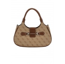 GUESS NOLANA SML GIRLFRIEND SATCHEL ΤΣΑΝΤΑ ΓΥΝΑΙΚΕΙΑ LATTE