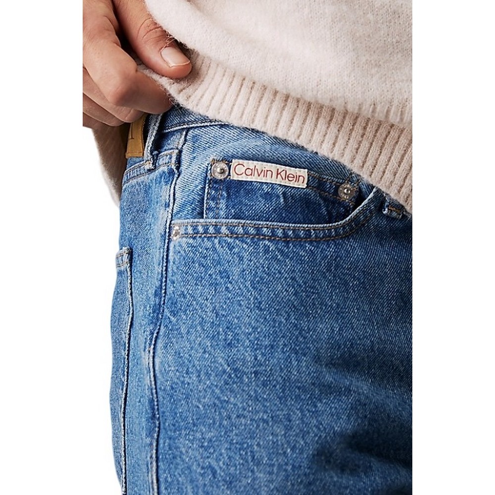 CALVIN KLEIN JEANS STANDARD STRAIGHT ΠΑΝΤΕΛΟΝΙ ΑΝΔΡΙΚΟ BLUΕ DENIM