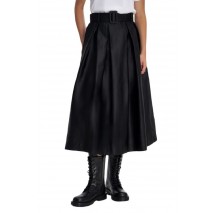 ALE SKIRT MIDI ELASTIC WAIST 8920115 ΦΟΥΣΤΑ ΓΥΝΑΙΚΕΙΑ BLACK