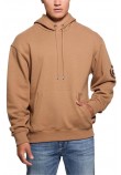 GUESS CHENILLE LOGO ΦΟΥΤΕΡ ΜΠΛΟΥΖΑ ΑΝΔΡΙΚΗ BROWN