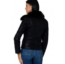 GUESS NEW OLIVIA JACKET ΜΠΟΥΦΑΝ ΓΥΝΑΙΚΕΙΟ BLACK