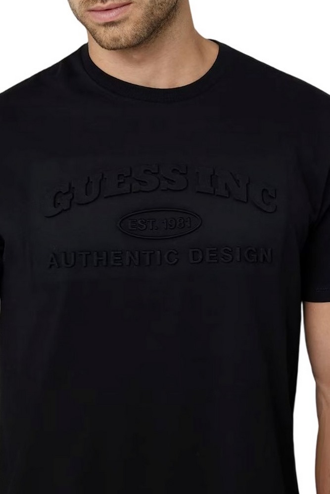 GUESS CLUB LO T-SHIRT ΜΠΛΟΥΖΑ ΑΝΔΡΙΚΗ BLACK