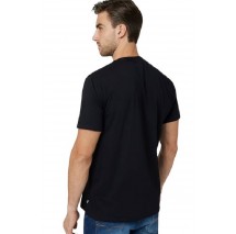 GUESS CLUB LO T-SHIRT ΜΠΛΟΥΖΑ ΑΝΔΡΙΚΗ BLACK