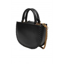 GUESS LIBERA MINI SATCHEL ΤΣΑΝΤΑ ΓΥΝΑΙΚΕΙΑ BLACK