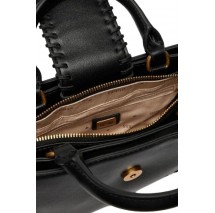 GUESS LIBERA MINI SATCHEL ΤΣΑΝΤΑ ΓΥΝΑΙΚΕΙΑ BLACK