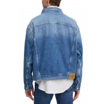 CALVIN KLEIN JEANS RELAXED DENIM JACKET ΜΠΟΥΦΑΝ ΑΝΔΡΙΚΟ BLUΕ DENIM