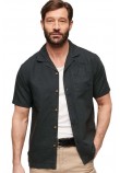 SUPERDRY OVIN VINTAGE RESORT SHIRT ΠΟΥΚΑΜΙΣΟ ΑΝΔΡΙΚΟ WASHED BLACK