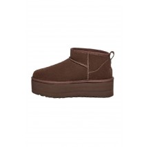 UGG CLASSIC ULTRA MINI PLATFORM 1135092 ΧΑΜΗΛΗ ΜΠΟΤΑ ΓΥΝΑΙΚΕΙΑ BURNT CEDAR