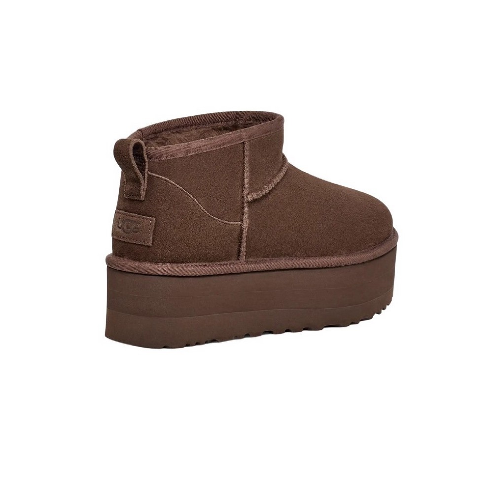 UGG CLASSIC ULTRA MINI PLATFORM 1135092 ΧΑΜΗΛΗ ΜΠΟΤΑ ΓΥΝΑΙΚΕΙΑ BURNT CEDAR