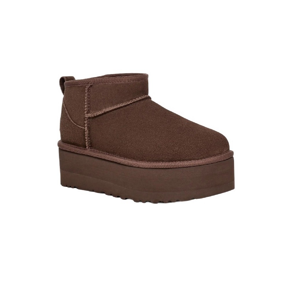 UGG CLASSIC ULTRA MINI PLATFORM 1135092 ΧΑΜΗΛΗ ΜΠΟΤΑ ΓΥΝΑΙΚΕΙΑ BURNT CEDAR