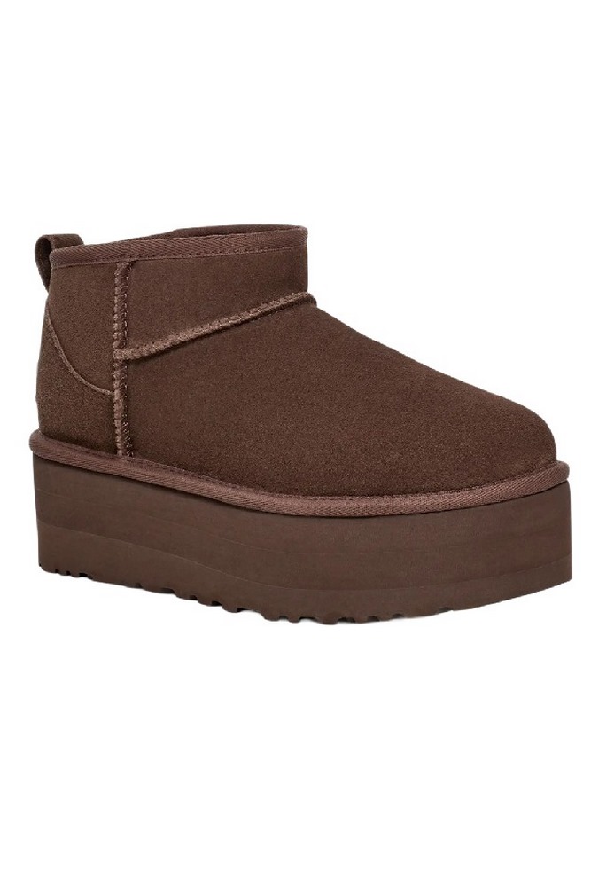 UGG CLASSIC ULTRA MINI PLATFORM 1135092 ΧΑΜΗΛΗ ΜΠΟΤΑ ΓΥΝΑΙΚΕΙΑ BURNT CEDAR