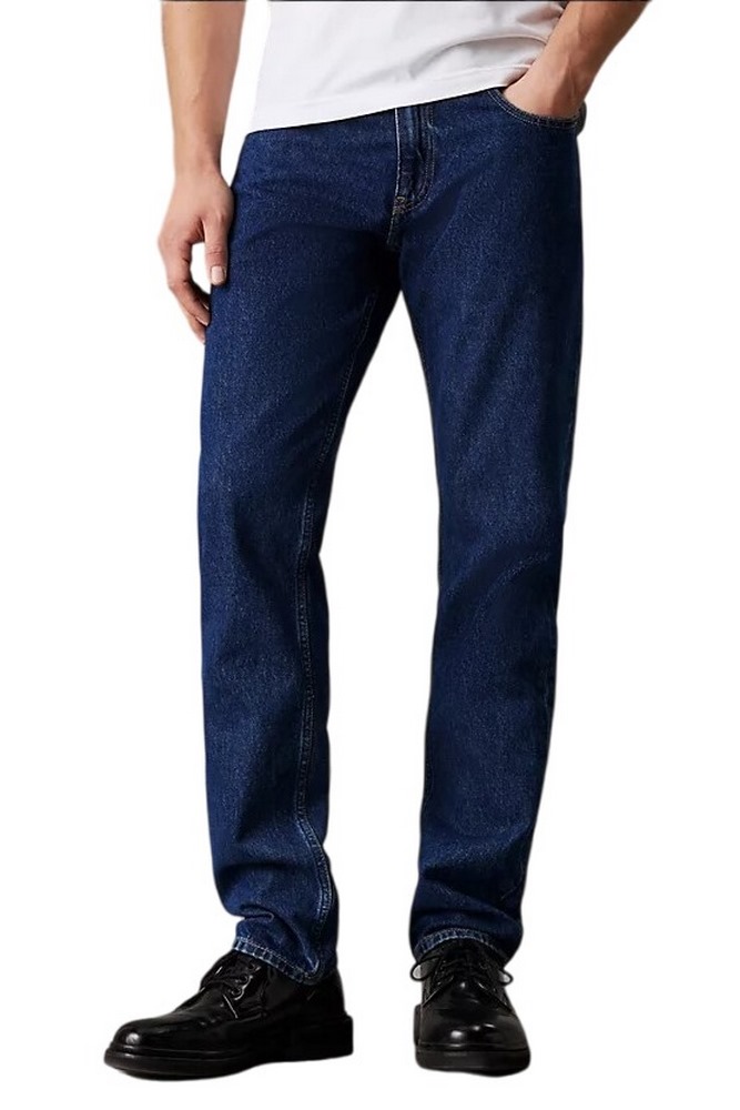 CALVIN KLEIN JEANS AUTHENTIC STRAIGHT ΠΑΝΤΕΛΟΝΙ ΑΝΔΡΙΚΟ BLUΕ DENIM