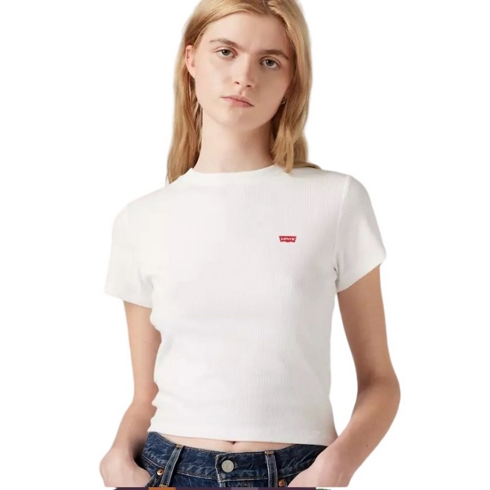 LEVI'S ESSENTIAL SPORTY TEE A74190013 T-SHIRT ΜΠΛΟΥΖΑ ΓΥΝΑΙΚΕΙΑ WHITE