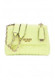 GUESS ASSIA CROSSBODY FLAP ORGANIZER ΤΣΑΝΤΑ ΓΥΝΑΙΚΕΙΑ LIME