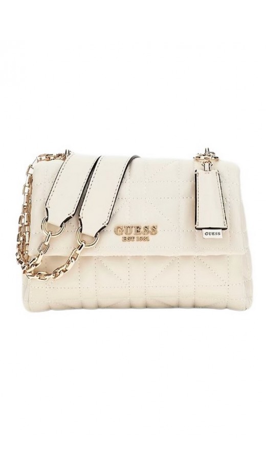 GUESS ASSIA CROSSBODY FLAP ORGANIZER ΤΣΑΝΤΑ ΓΥΝΑΙΚΕΙΑ STONE