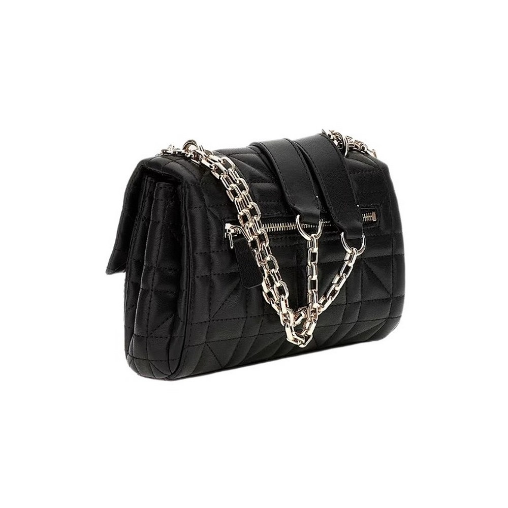 GUESS ASSIA CROSSBODY FLAP ORGANIZER ΤΣΑΝΤΑ ΓΥΝΑΙΚΕΙΑ BLACK