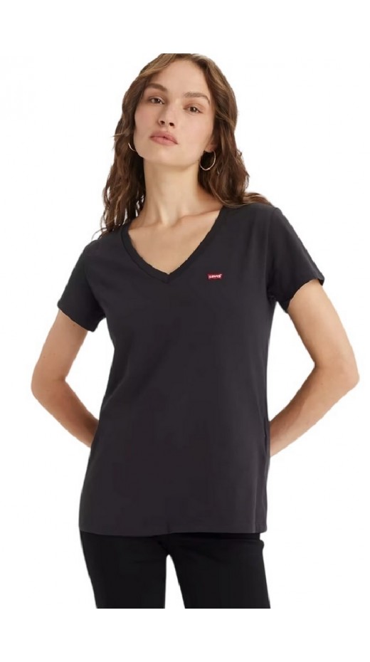 LEVIS PERFECT VNECK 853410003 T-SHIRT ΜΠΛΟΥΖΑ ΓΥΝΑΙΚΕΙΑ BLACK