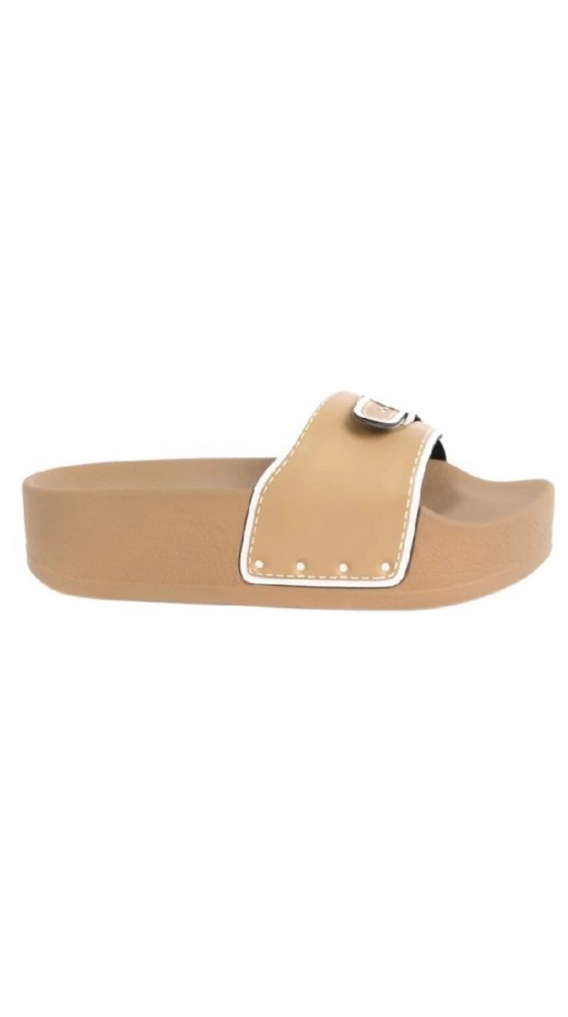 SCHOLL PESCURA MOON WEDGE PU ΠΑΝΤΟΦΛΑ ΓΥΝΑΙΚΕΙΑ BEIGE