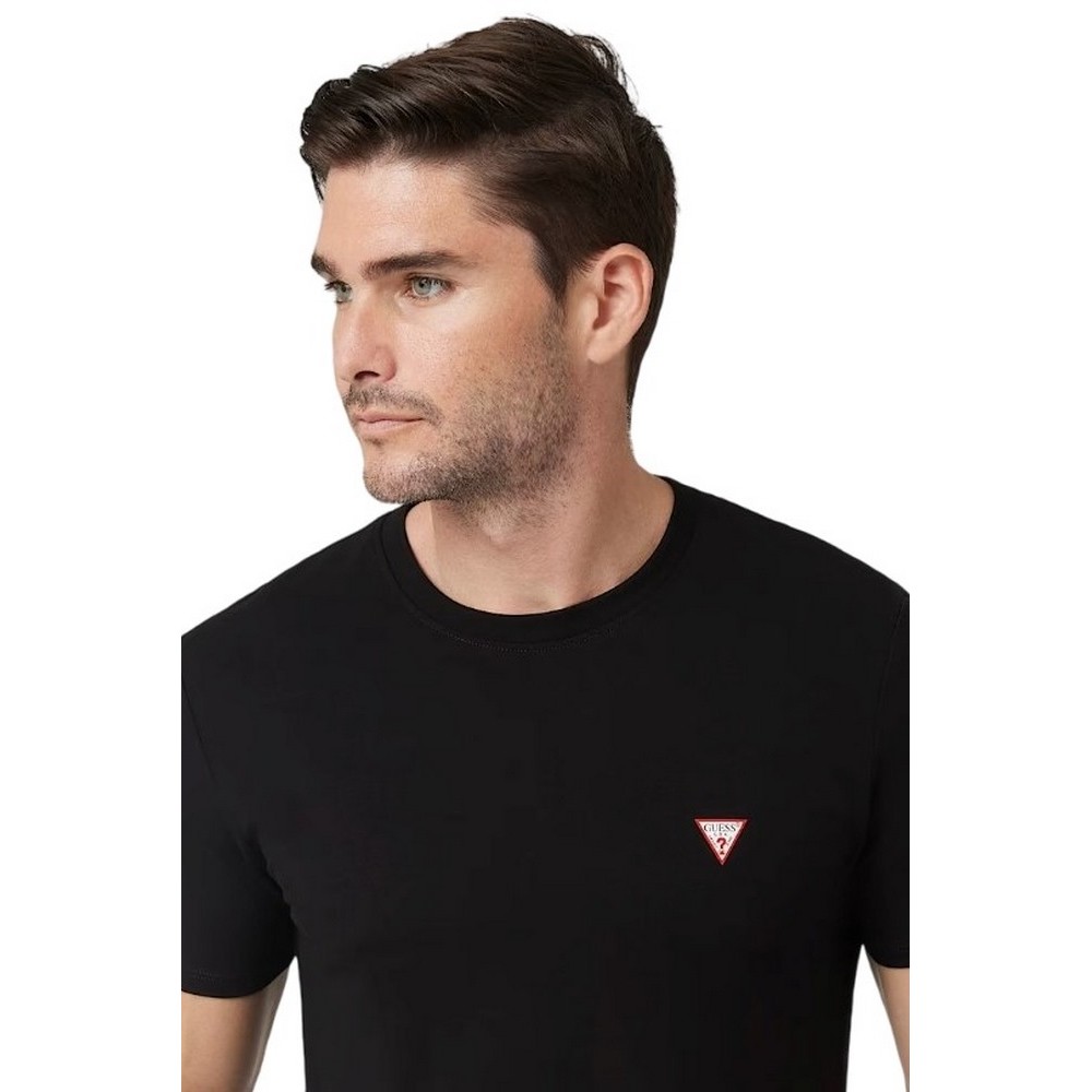 GUESS CORE TEE M2YI24J1314 T-SHIRT ΜΠΛΟΥΖΑ ΑΝΔΡΙΚΗ BLACK