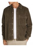 CALVIN KLEIN JEANS CORDUROY OVERSHIRT ΠΟΥΚΑΜΙΣΟ ΑΝΔΡΙΚΟ OLIVE