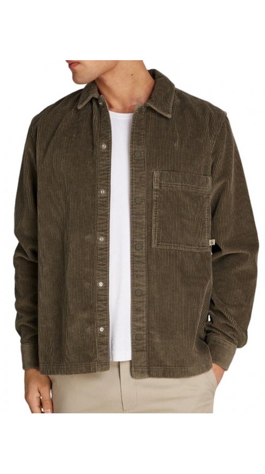 CALVIN KLEIN JEANS CORDUROY OVERSHIRT ΠΟΥΚΑΜΙΣΟ ΑΝΔΡΙΚΟ OLIVE