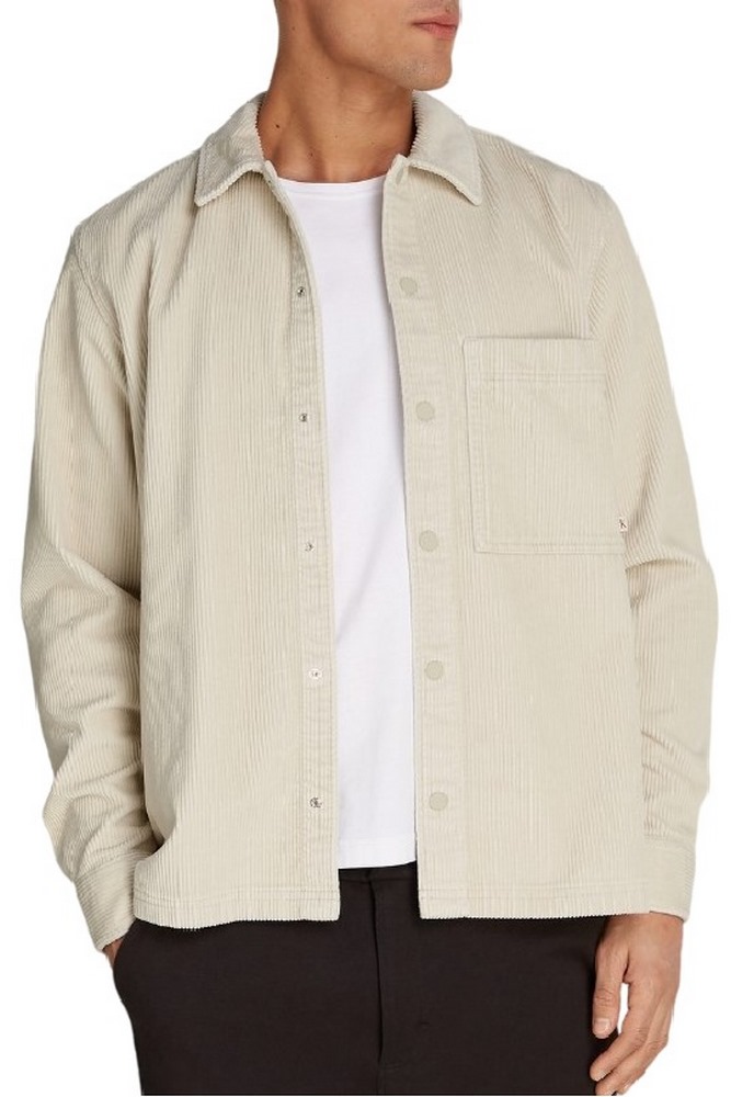 CALVIN KLEIN JEANS CORDUROY OVERSHIRT ΠΟΥΚΑΜΙΣΟ ΑΝΔΡΙΚΟ PELICAN