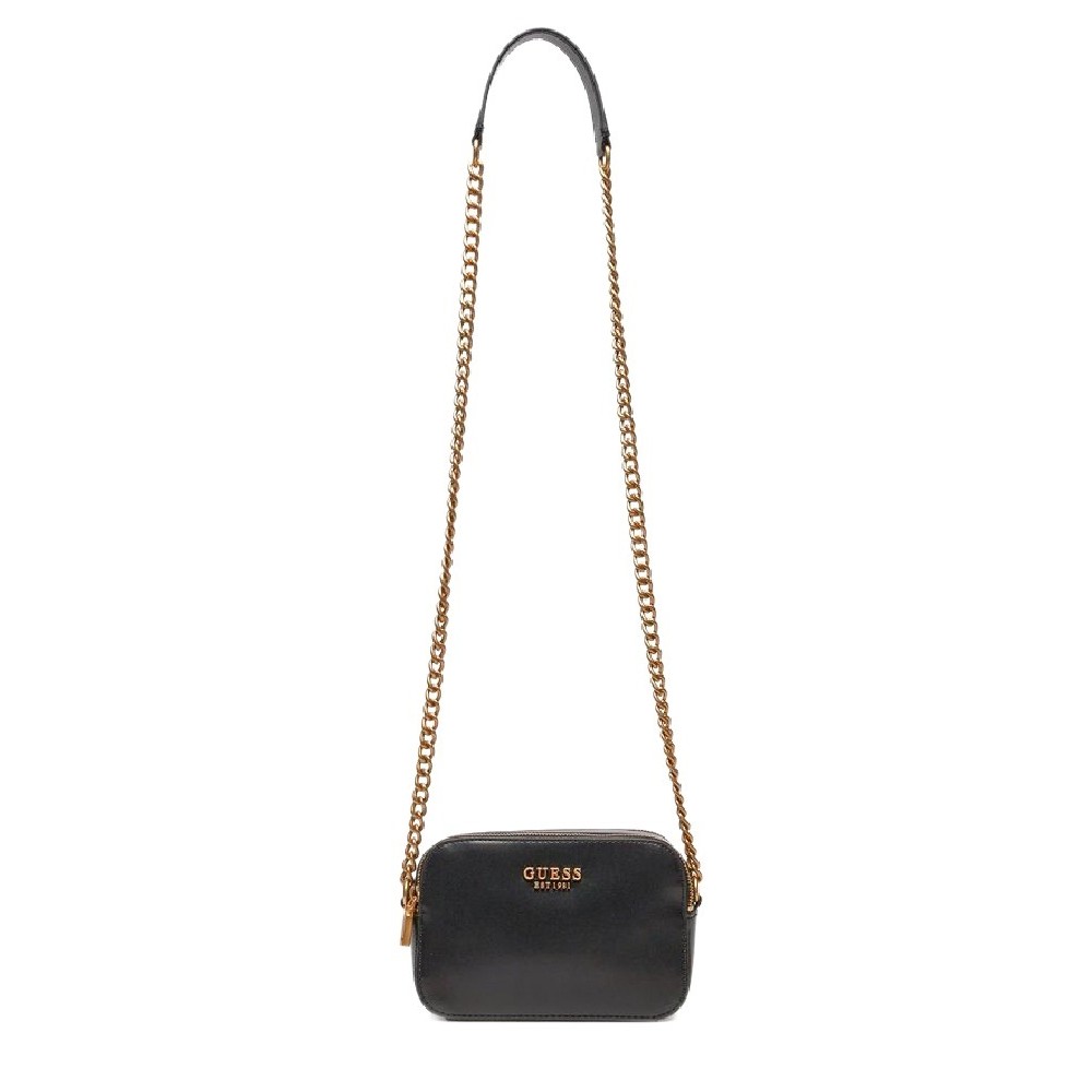 GUESS SARITA CAMERA CROSSBODY ΤΣΑΝΤΑ ΓΥΝΑΙΚΕΙΑ BLACK