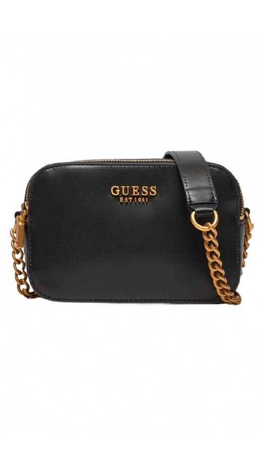 GUESS SARITA CAMERA CROSSBODY ΤΣΑΝΤΑ ΓΥΝΑΙΚΕΙΑ BLACK