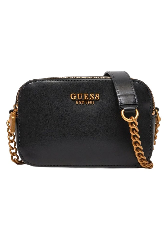 GUESS SARITA CAMERA CROSSBODY ΤΣΑΝΤΑ ΓΥΝΑΙΚΕΙΑ BLACK