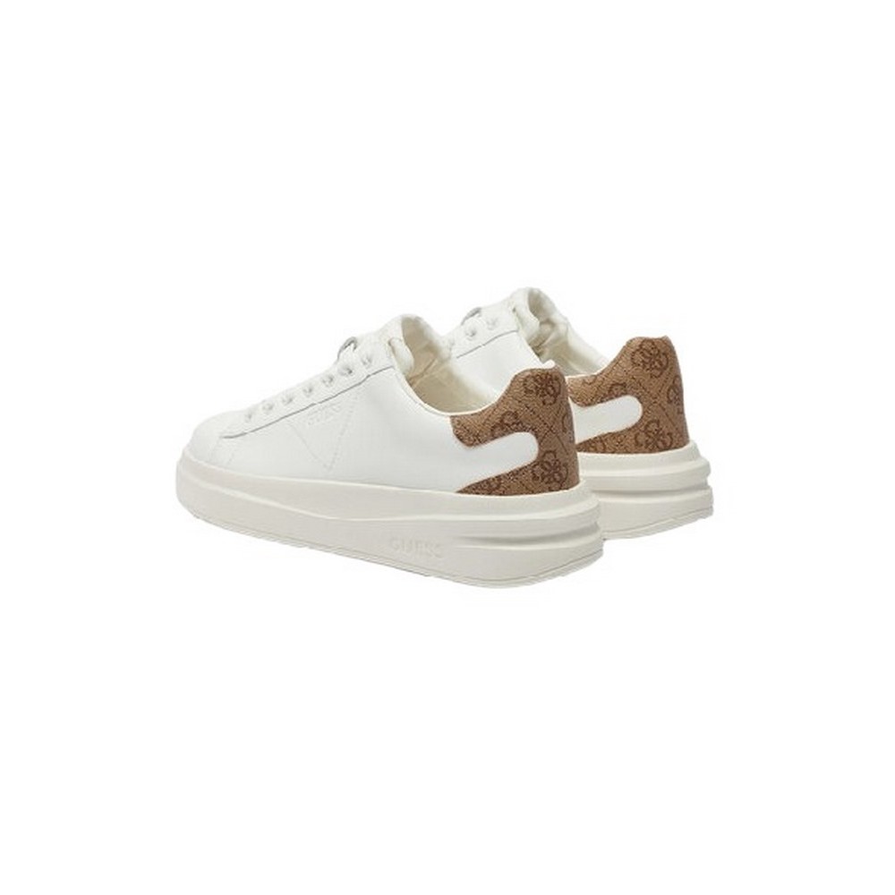 GUESS ELBINA ΠΑΠΟΥΤΣΙ ΓΥΝΑΙΚΕΙΟ WHITE/BROWN